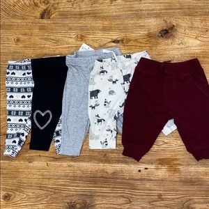 Lot of 5 baby pants Nordstrom, Gap, Carter’s